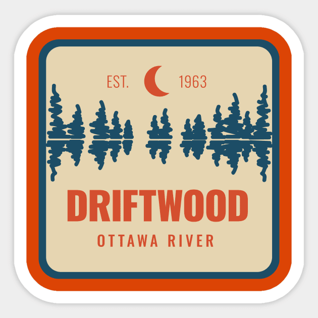 Driftwood park Sticker by son_of_harris